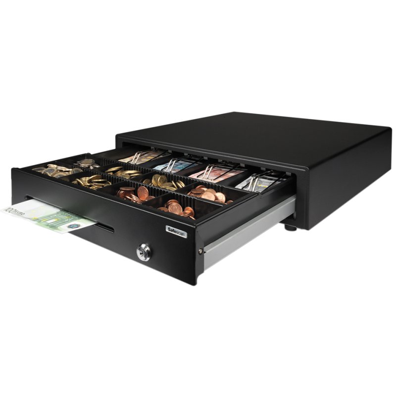 Safescan cassette-caisse SD-4141 Standard Duty, noir, 24 Volts